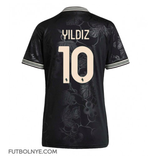 Camiseta Juventus Kenan Yildiz #10 Tercera Equipación para mujer 2025-26 manga corta